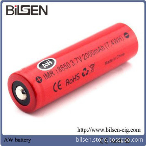 18350/18650 e cigarette  battery for big mod battery detachable v v